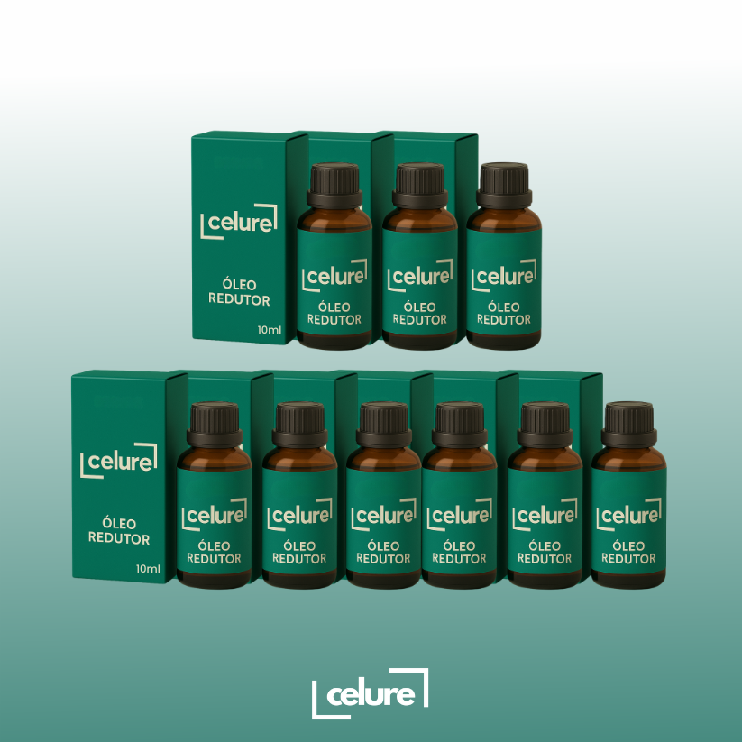 Kit 9 óleos anti-celulite